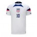 Förenta staterna Christian Pulisic #10 Hemmakläder VM 2022 Kortärmad